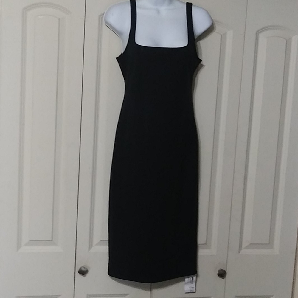 American Apparel Ponte Foil Tank Dress